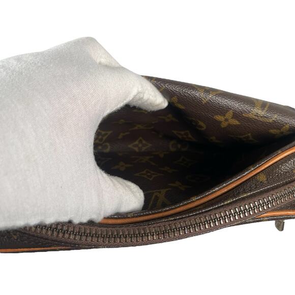 Authentic Louis Vuitton Saint Germain Crossbody Bag Brown Leather Vintage - Picture 11 of 16